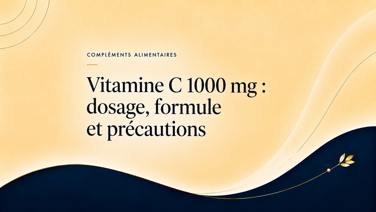 Vitamine C 1000 mg : dosage, formule et précautions — couverture du journal NovAging