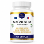 NovAging Magnésium Bisglycinate — 120 gélules — flacon face avant